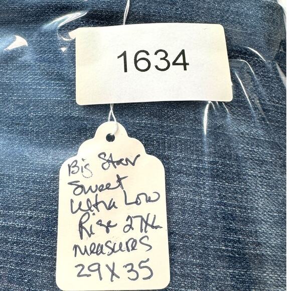 Bootcut Jeans Sweet Ultra Low Rise Big Star 29x35 27XL* Cowgirl Rodeo Embroidery - Picture 15 of 15